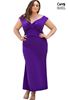 Picture of PLUS SIZE FIT AND FLARE MAXI DRESS